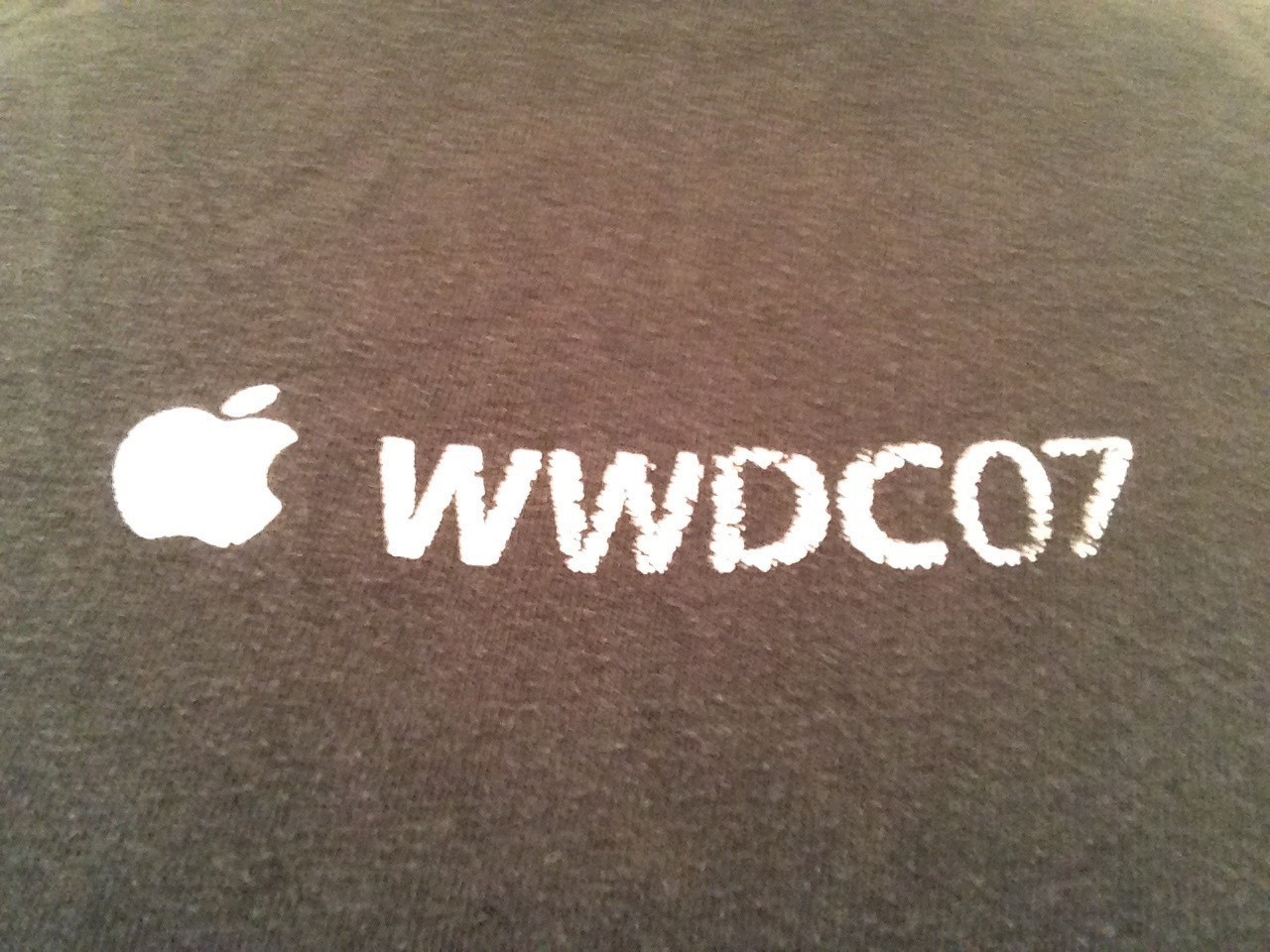 WWDC 2007 T-shirt.